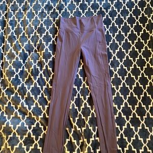 Rei leggings purple size small NWOT stretchy with pockets